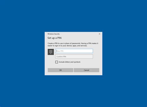 windows hello 4 digit pin.